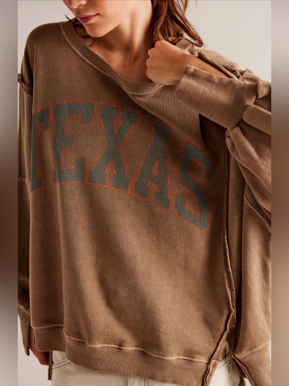 Texas We The Free Graphic Camden Pullover- Texas - Picture 3 of 9